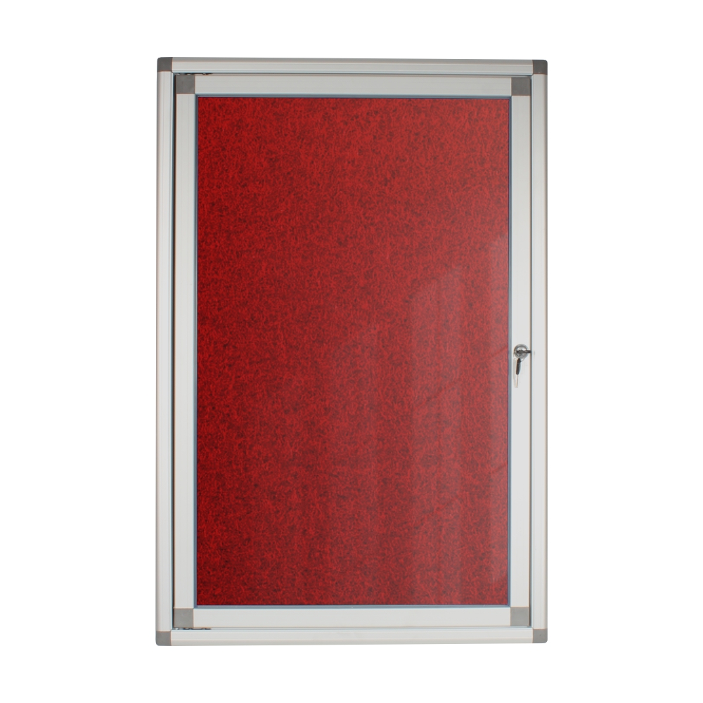 Hinged Pinning Display Case (900*600mm – Burgandy)