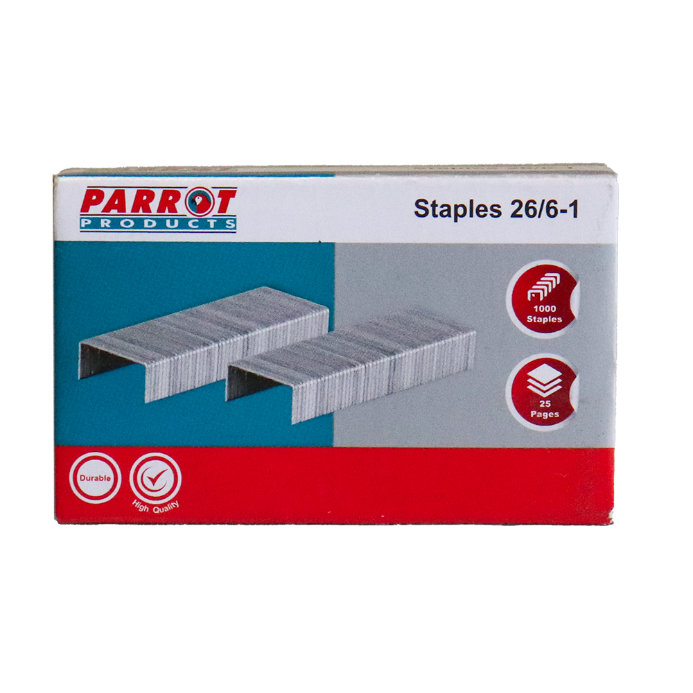 Staples (Staple Size: 26/6 – No.56 – Box of 1000 – 30 Pages)